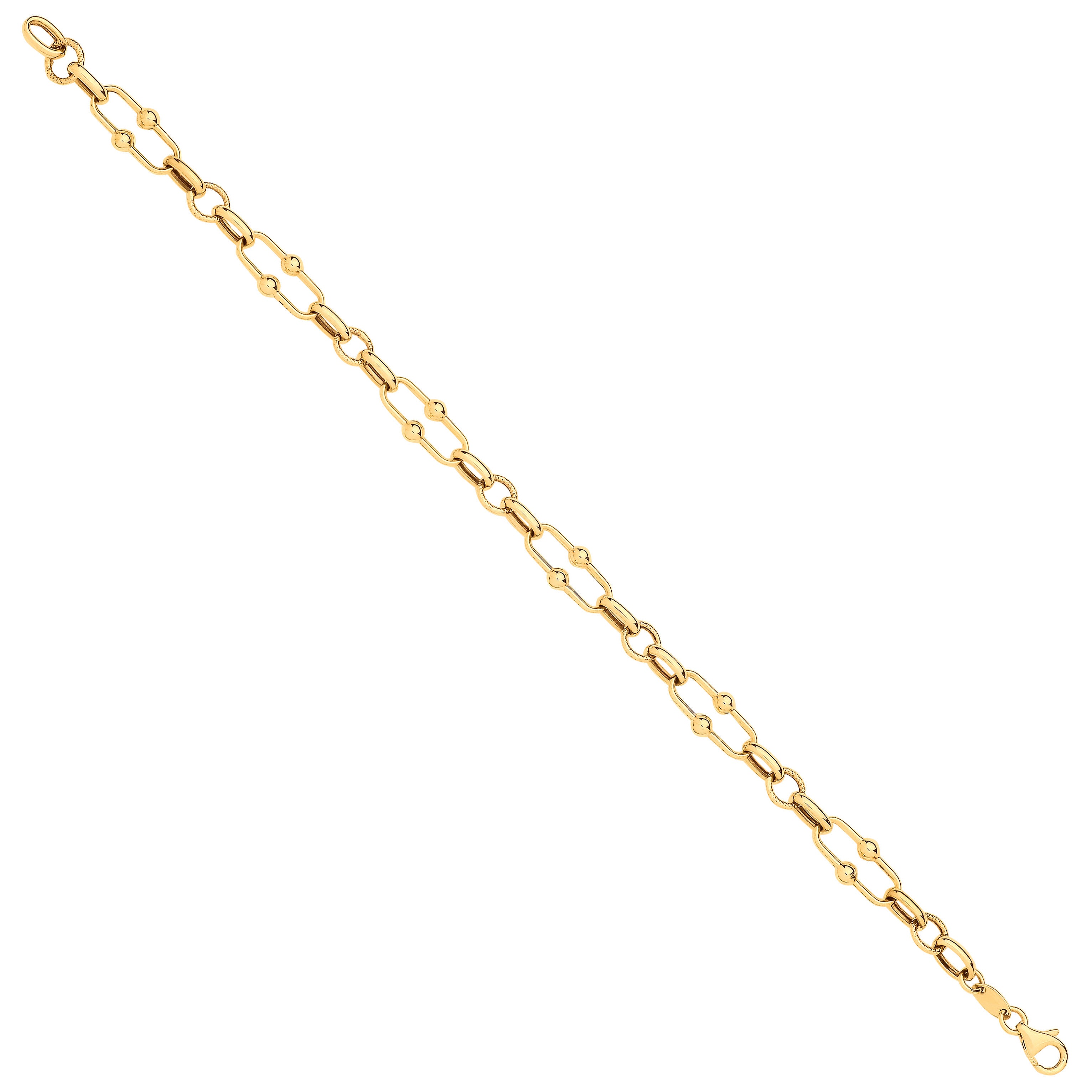 Y/G Pivot Link Ladies Bracelet