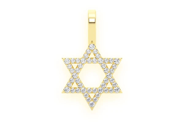 Erkals Jewellers David Pendant 18K Gold Diamond 0.25ctw