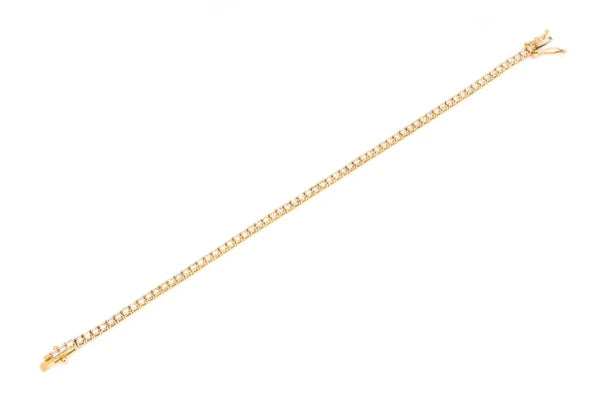 Erkals Jewellers 5pt Prong Set Diamond Tennis Bracelet 18K Gold 3.00ctw