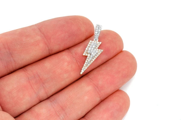 Erkals Jewellers Super Lightning Pendant 18K Gold Diamond 0.40ctw