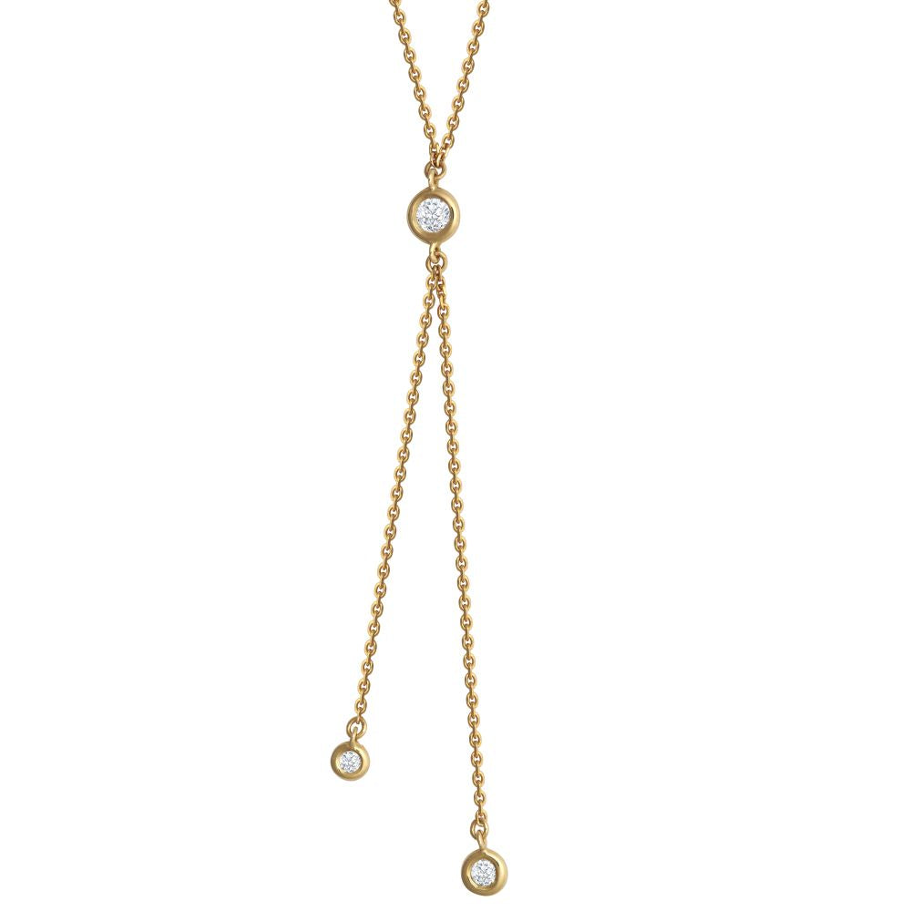 9C002-16 | 9ct Yellow 0.16ct Natural Diamond Pendant with 16" Chain
