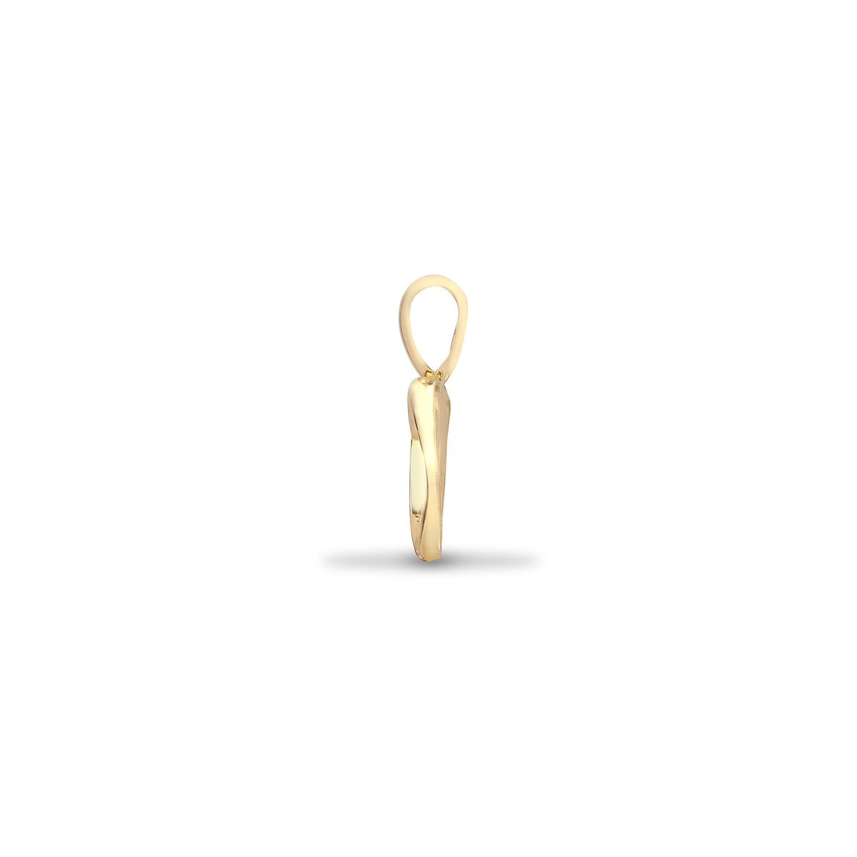 9ct Yellow Gold Natural Diamond Pendant
