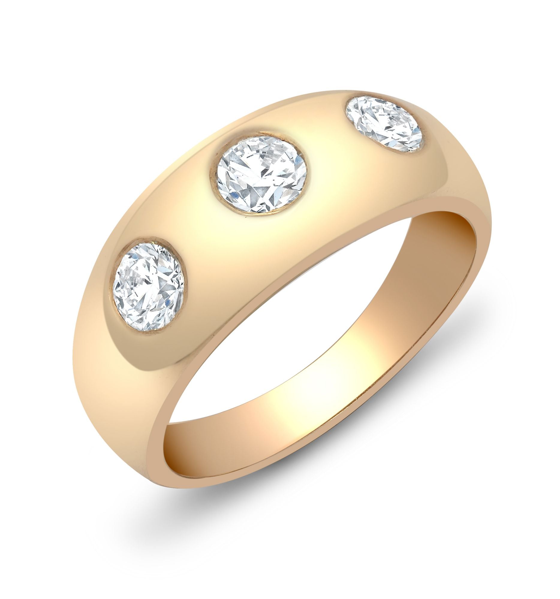 9R250 | 9ct Yellow Gold Natural Diamond Ring