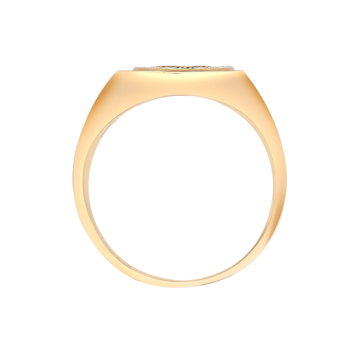 9ct Yellow Gold Natural Diamond Ring