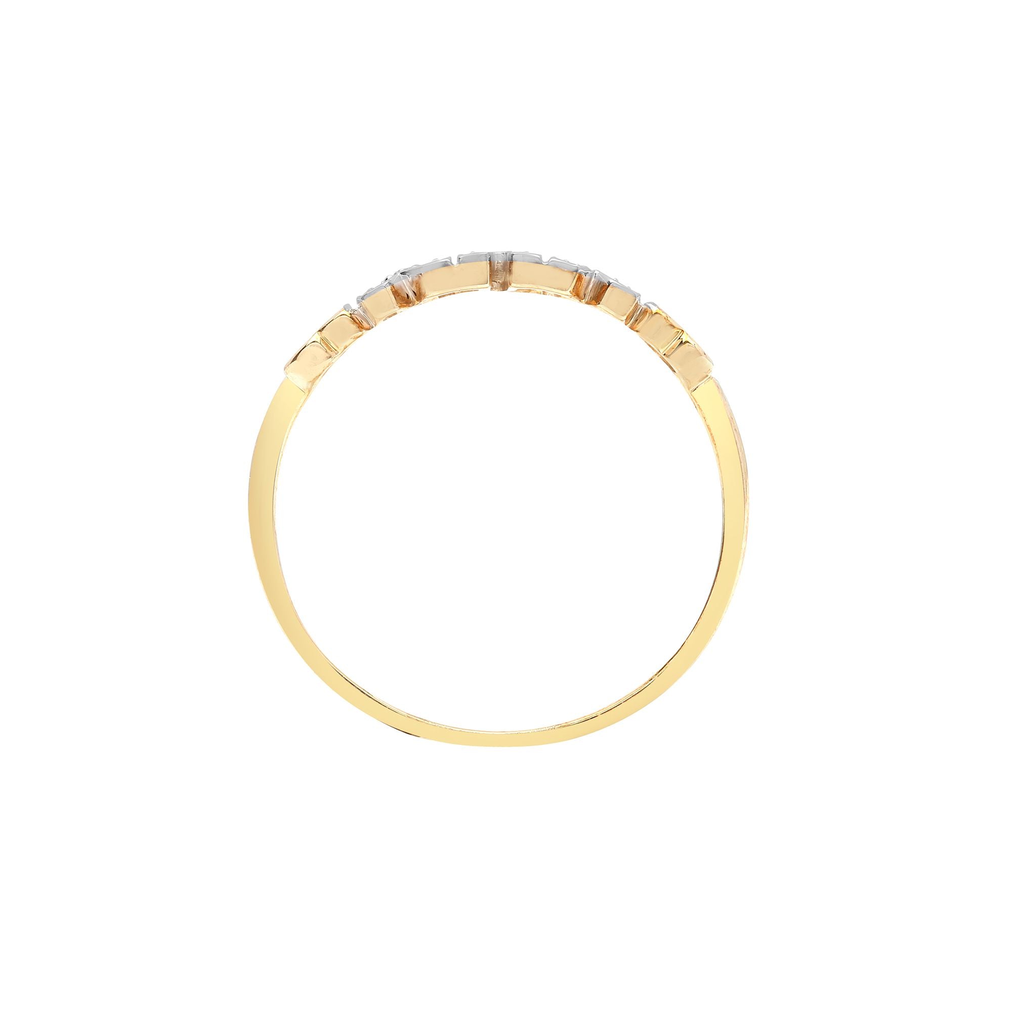 9R535 | 9ct Yellow Gold Natural Diamond 'Mum' Ring