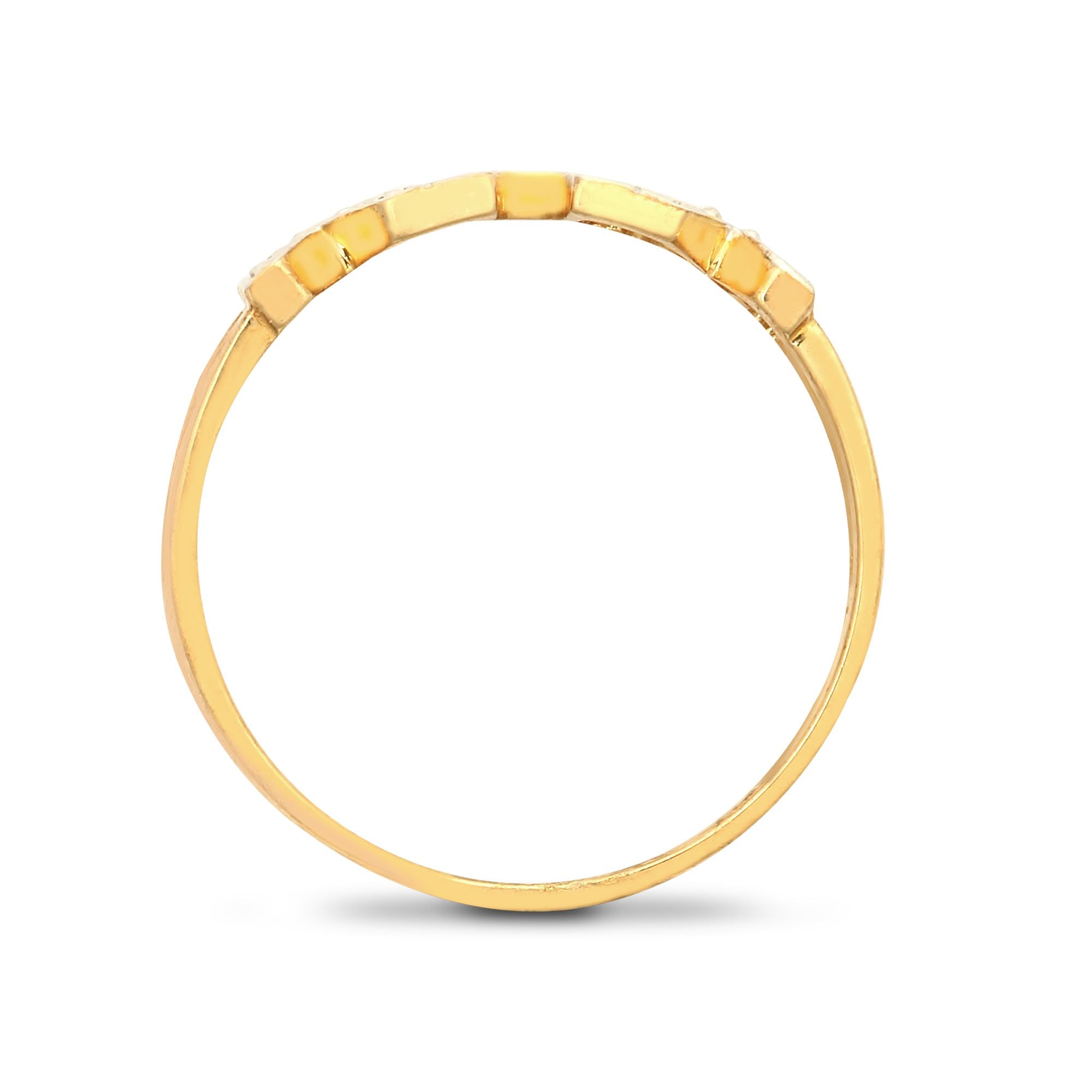 9R536 | 9ct Yellow Gold Natural Diamond 'Mum' Ring