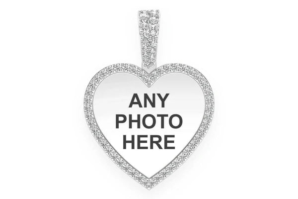 Erkals Jewellers Heart Picture Pendant 18K Gold Diamond 0.40ctw