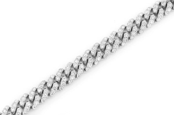 Erkals Jewellers 6MM Miami Cuban Diamond Bracelet 18K Gold 4.25ctw