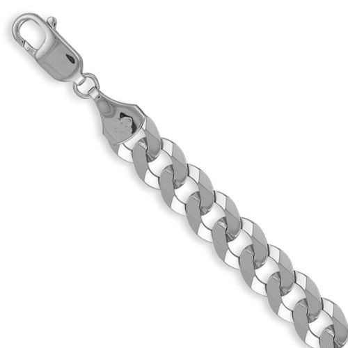 925 Sterling Silver Curb Chain Bracelet