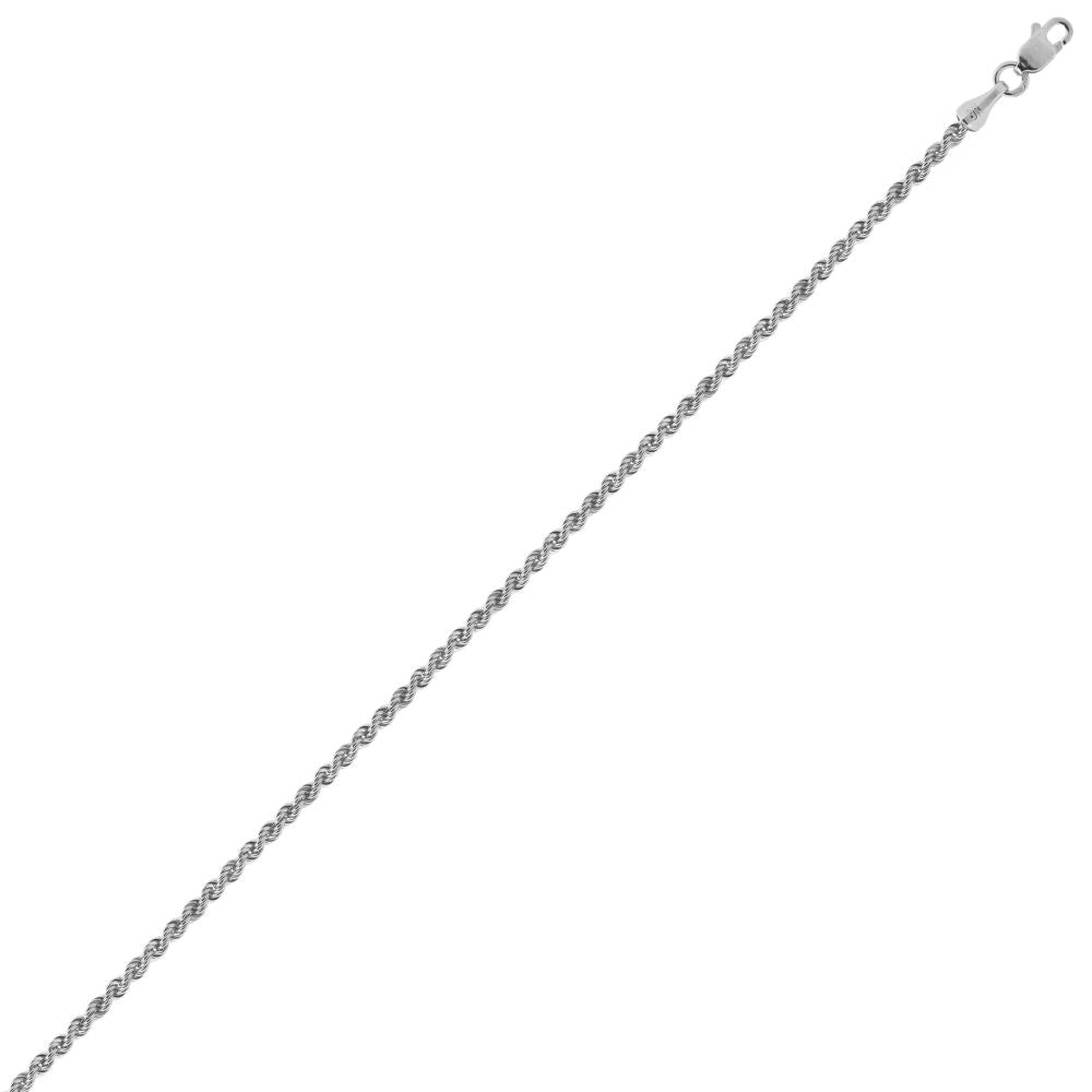 ACN010-7.5 | 925 Silver Rope Chain 1.5mm