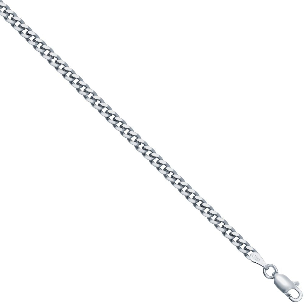 925 Silver Cuban 3.3mm Gauge Chain