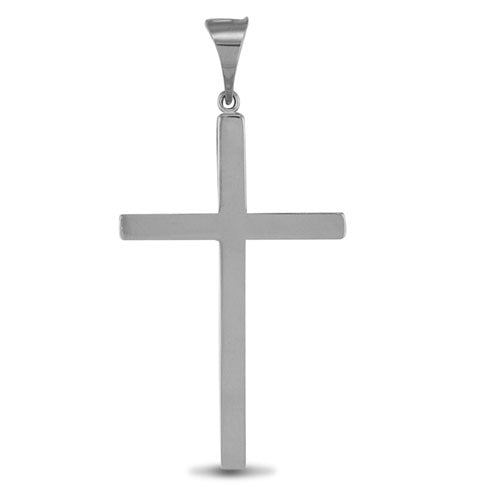 925 Sterling Silver Solid Stamped Cross
