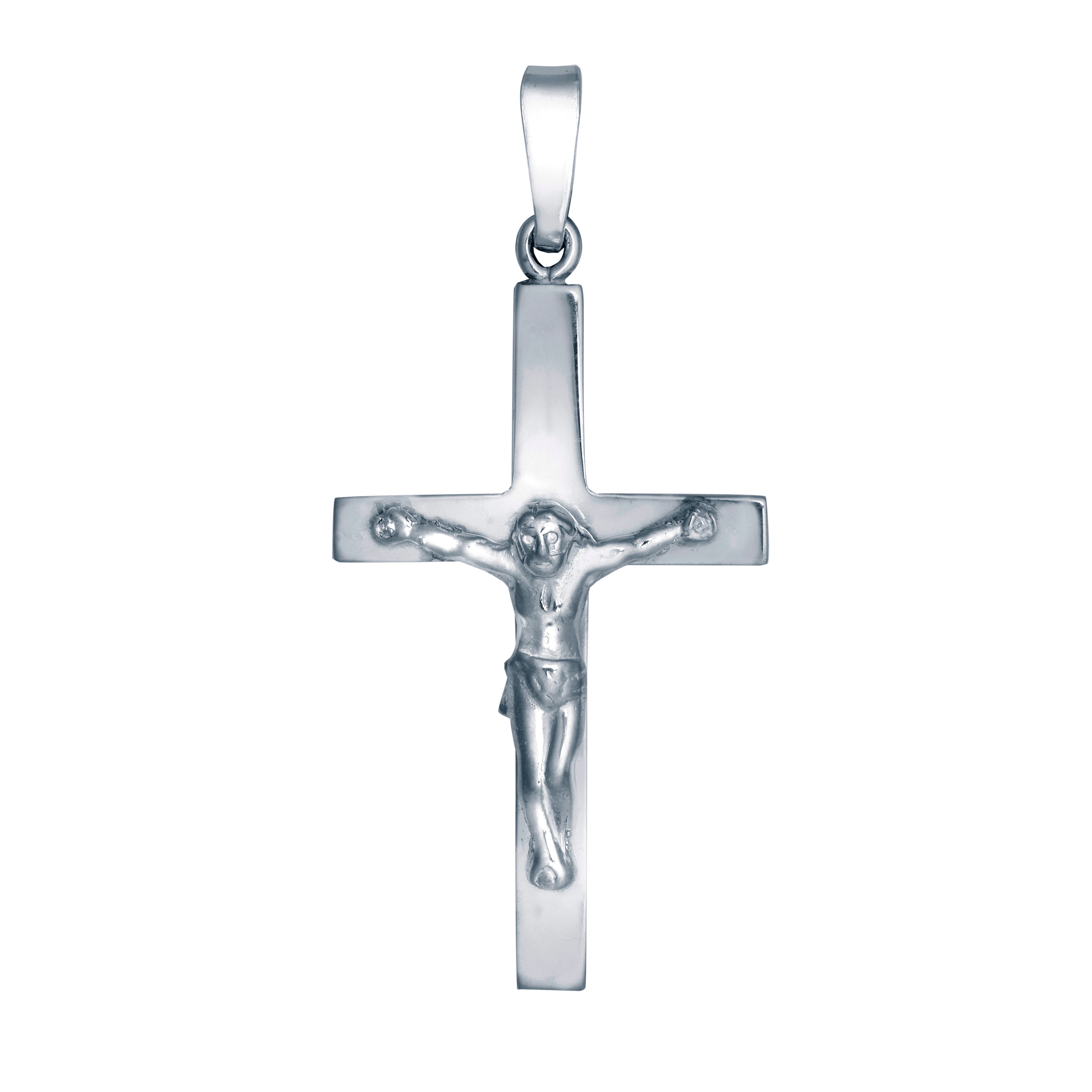 APX027 | JN Jewellery 925 Silver Stamped Crucifix