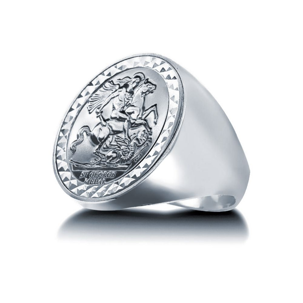 ARN112-F-SG | 925 Silver Full Sovereign Ring