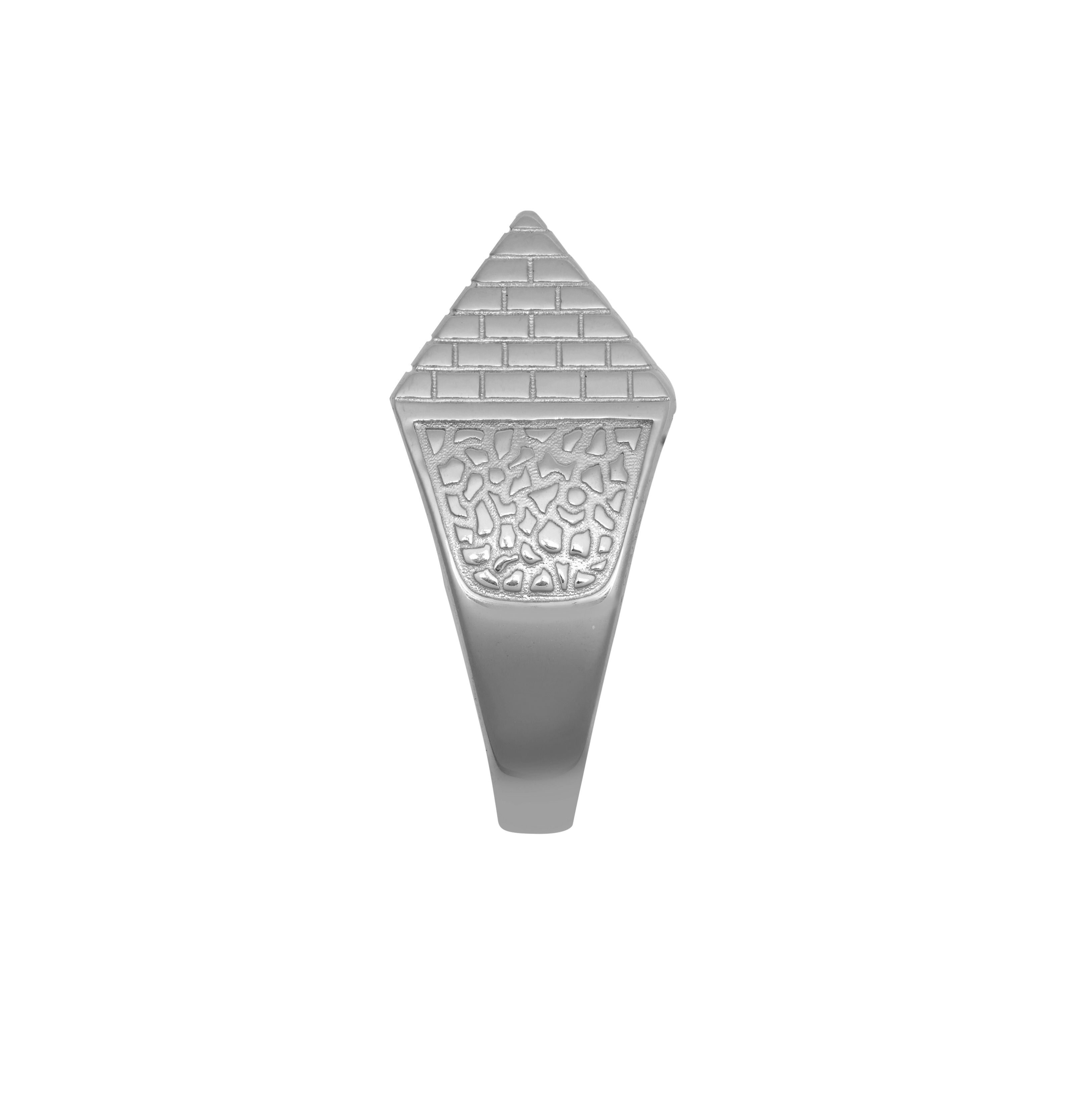 ARN132A | 925 Silver Pyramid Ring 15.3mm