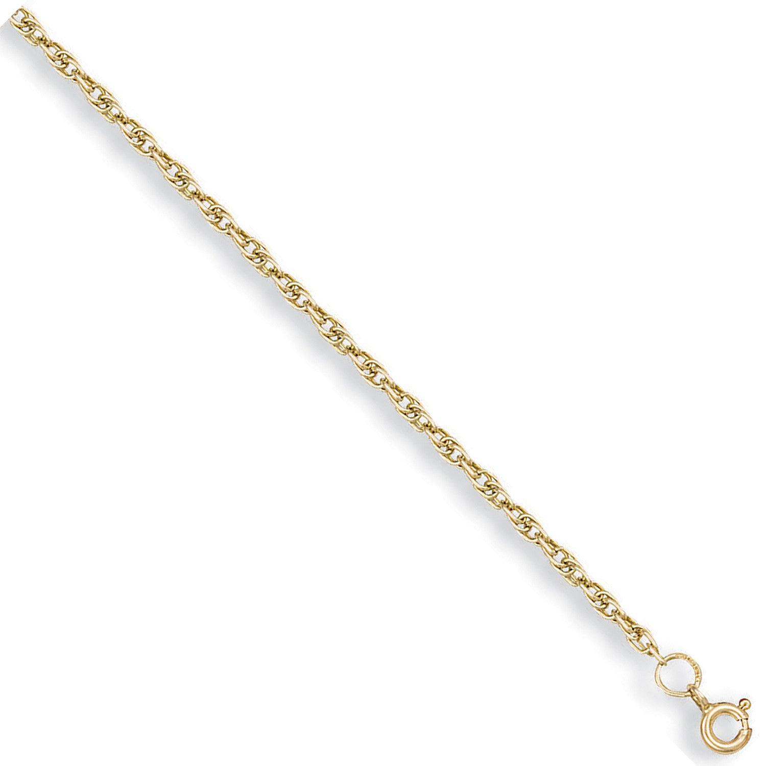 Yellow Gold 2.4mm Prince of Wales Chain - 9ct Gold