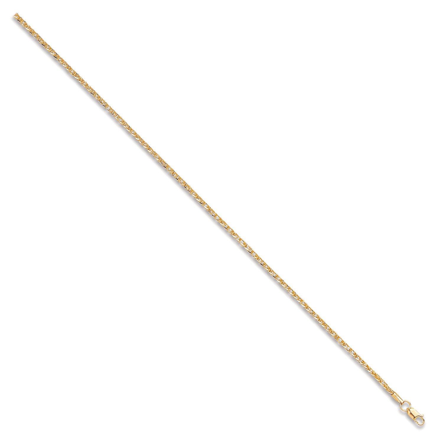 Y/G 2.0mm Hollow Square Spiga Chain/Bracelet