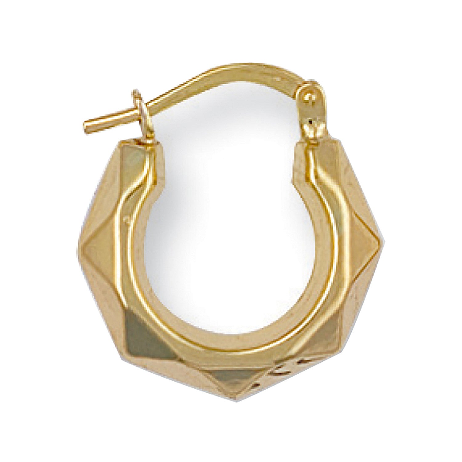 Yellow Gold 16mm Fancy Creoles - 9ct Gold