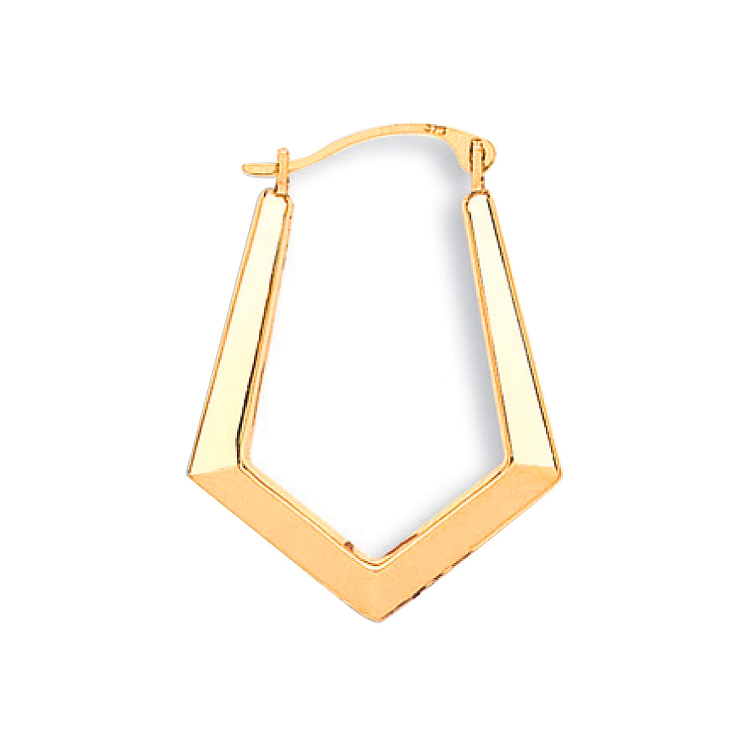 Yellow Gold Fancy Creoles - 9ct Gold