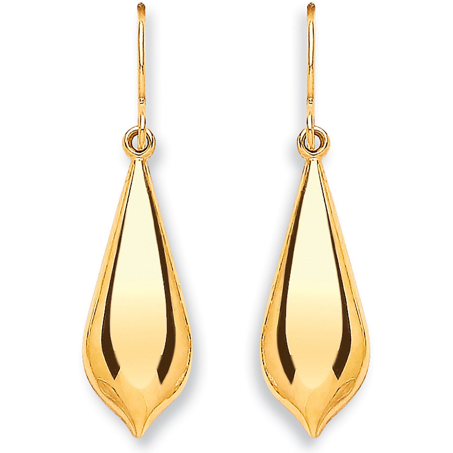 Y/G Pear Shape Drop Earrings