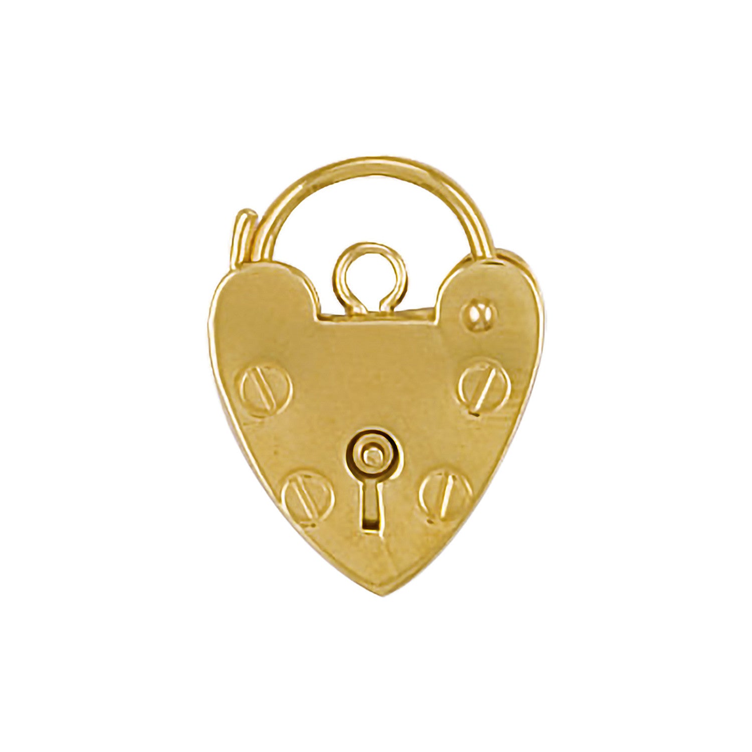 9ct Yellow Gold 15mm Padlock - 9ct Gold