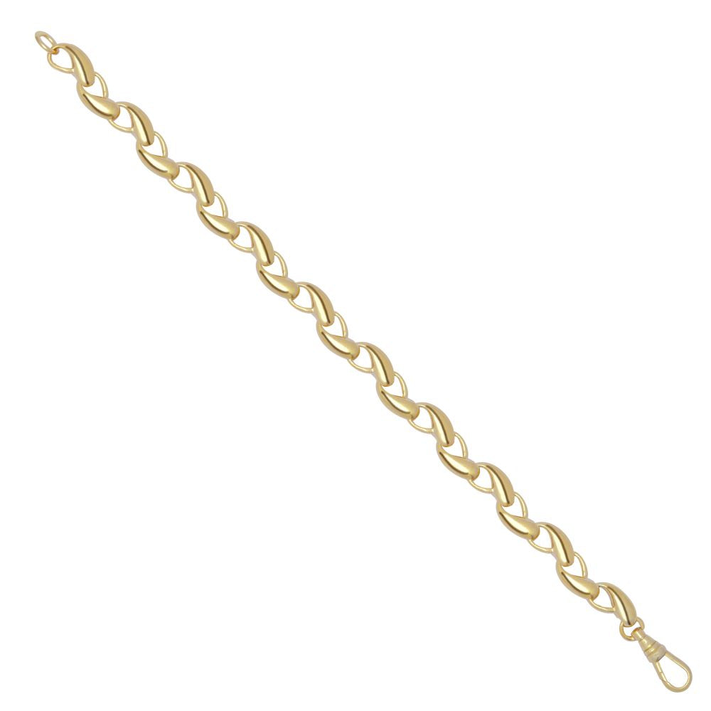 JBB394-7.5 | 9ct Yellow Waves Bracelet