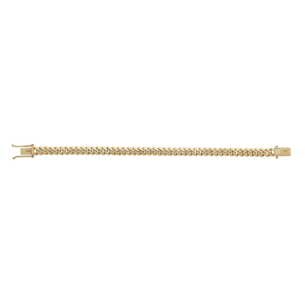 JBB453-8.5 | JN Jewellery 9ct Yellow Gold Cuban 7mm Gauge Chain