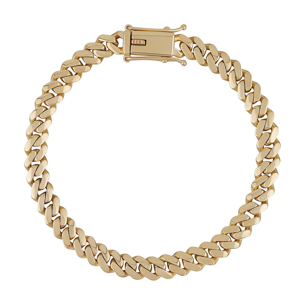 JBB453-24 | JN Jewellery 9ct Yellow Gold Cuban 7mm Gauge Chain