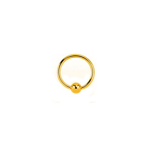 JBJ127 | 9ct Yellow 10mm Ball Closure Ring (Eyebrow, Ear & Nipple)