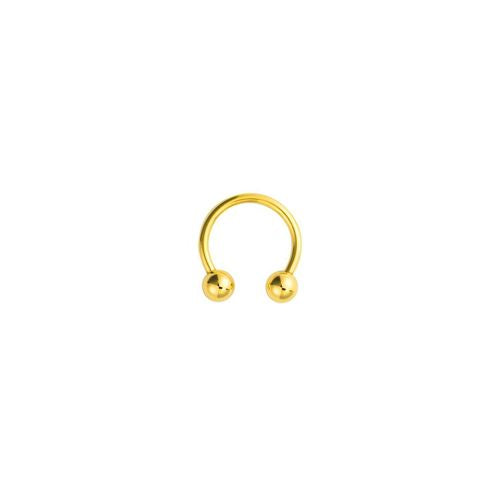 JBJ128 | 9ct Yellow 11mm Circular Barbell (Eyebrow & Nipple)