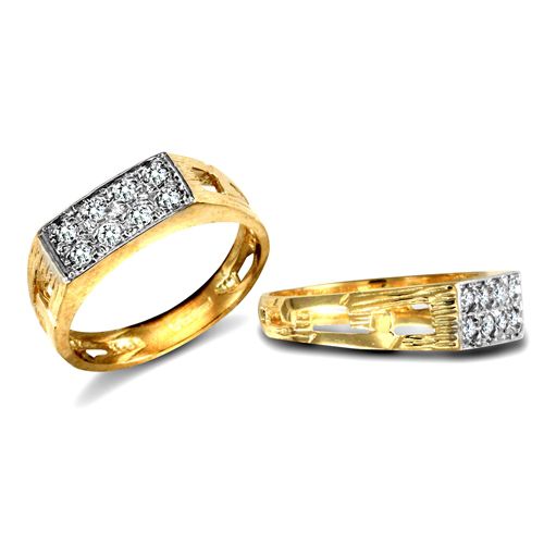 JBR023 | 9ct Yellow Gold Cubic Zirconia Children's Ring