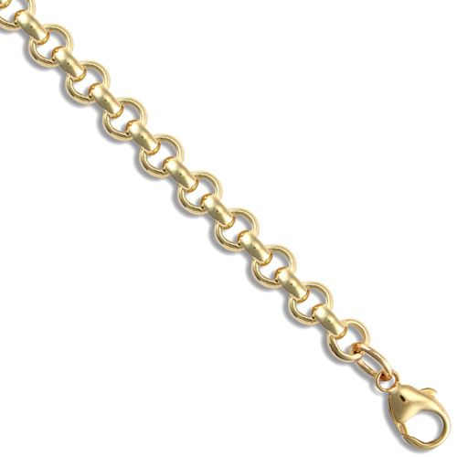 JCN001I-20 | 9ct Yellow Gold Round Belcher 4.8mm Gauge Chain