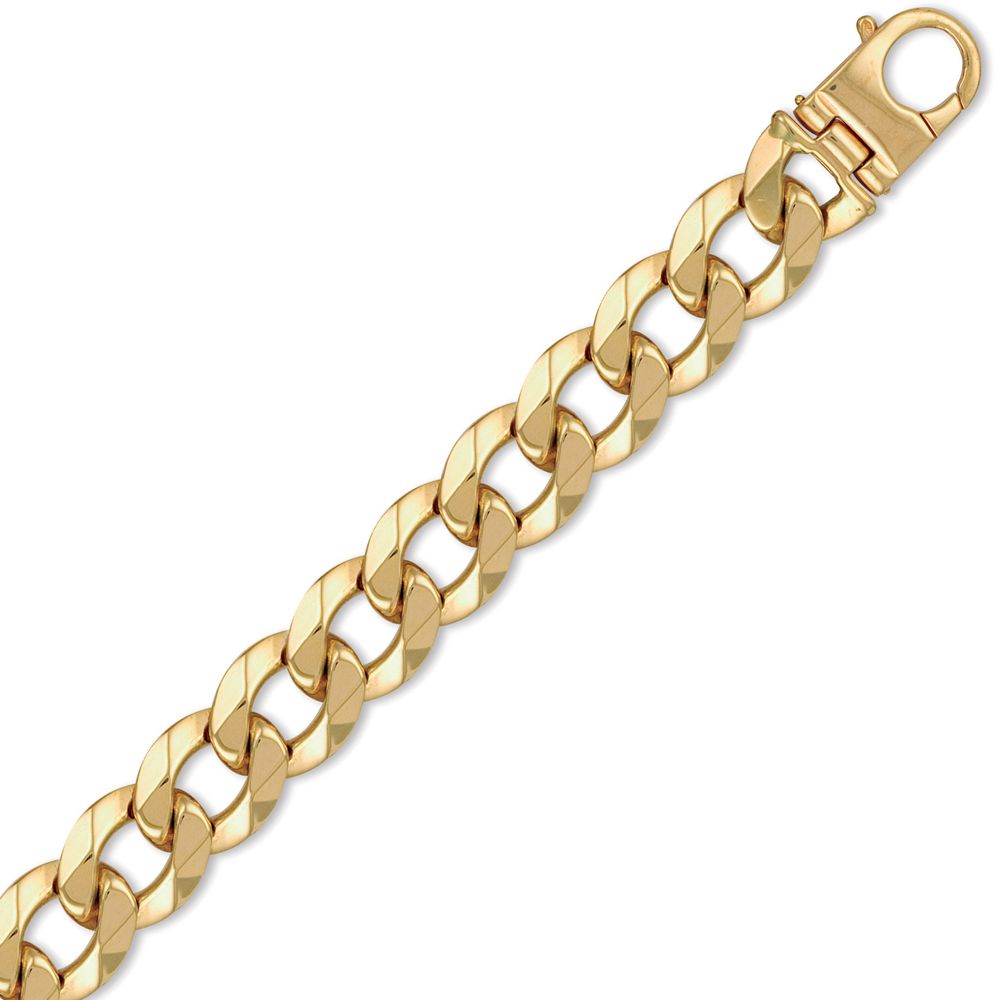 JCN024Q-24 | 9ct Yellow Gold Traditional Heavy Weight Curb Link 20mm Gauge Chain