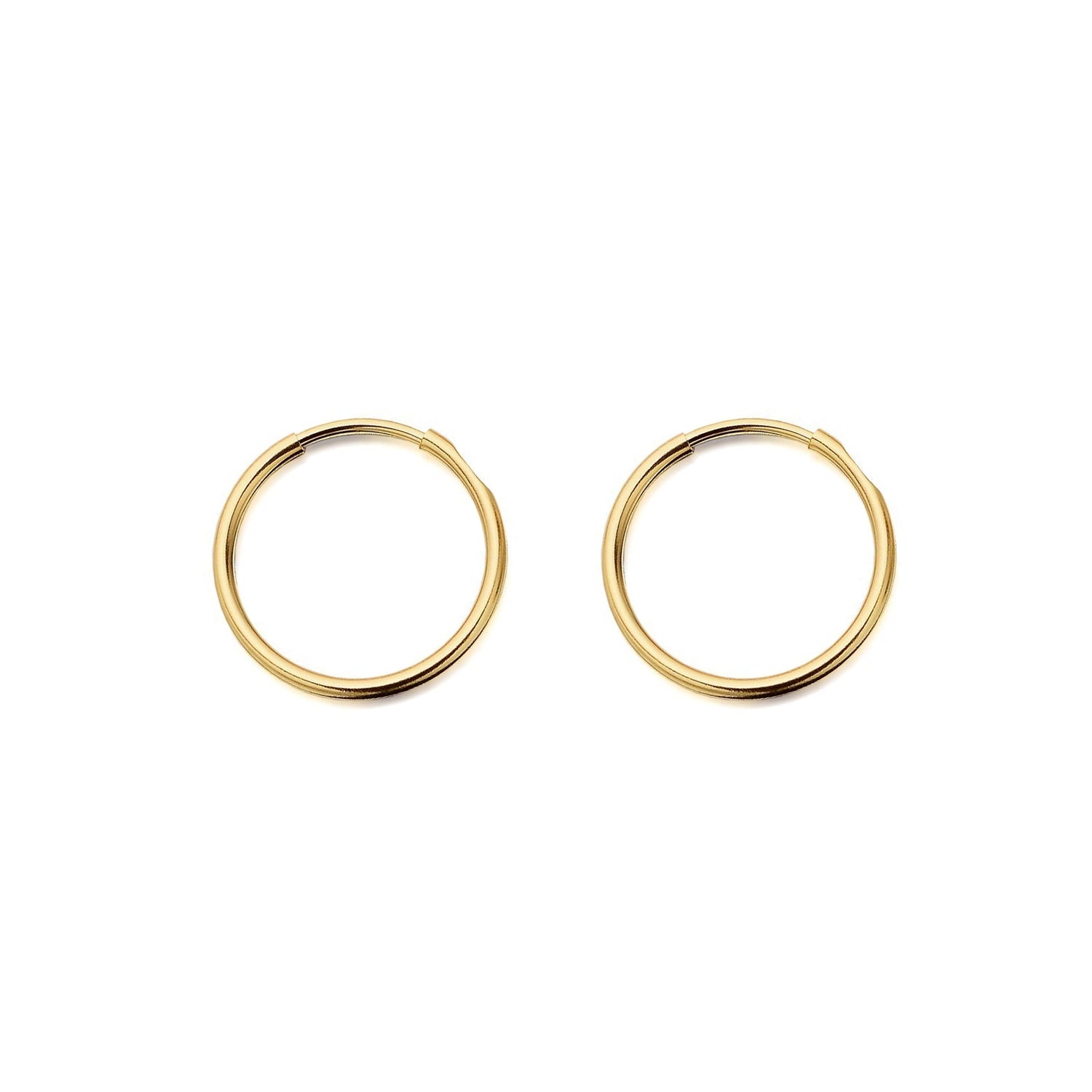 JER828A | 9ct Yellow Gold Hoop Earrings