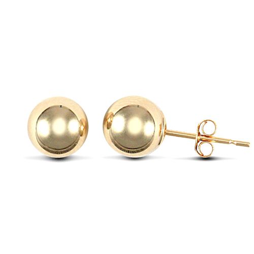 JES080 | 9ct Yellow Gold Ball Studs