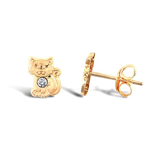 JES284 | 9ct Yellow Gold Stud Earrings