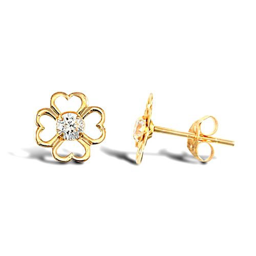 JES294 | 9ct Yellow Gold Stud Earrings