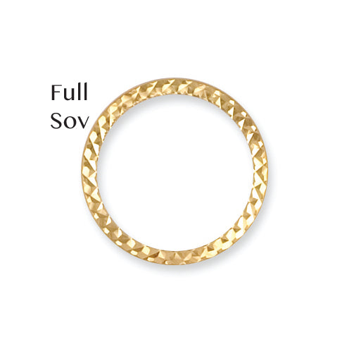 JFD049 | 9ct Yellow Gold Full Sovereign Bezel