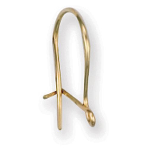 9ct Yellow Gold Wire Hoop Earring