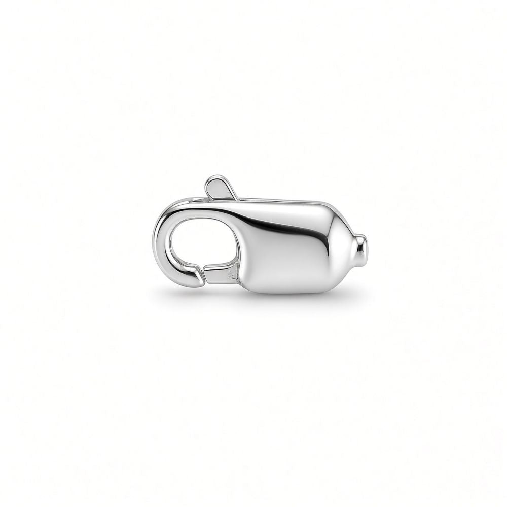9ct White Gold Lobster Clasp