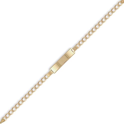 JID005-7.5 | 9ct Yellow Gold Id Bracelet