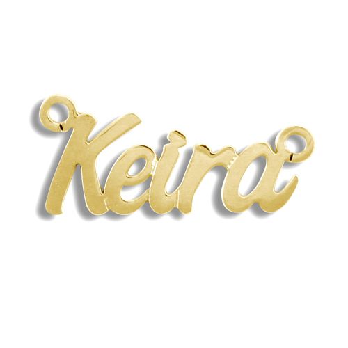 JNP019-Y | 9ct Yellow Gold Personalised Nameplate