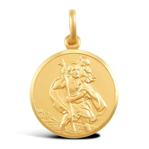 JPM006 | 9ct Yellow Gold St Christopher Pendant