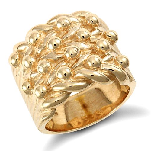 9ct Yellow Gold Keeper Ring