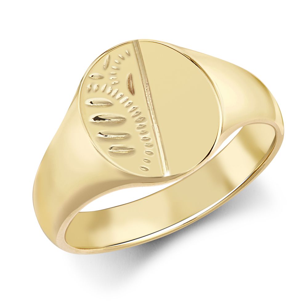 9ct Yellow Gold Signet Ring