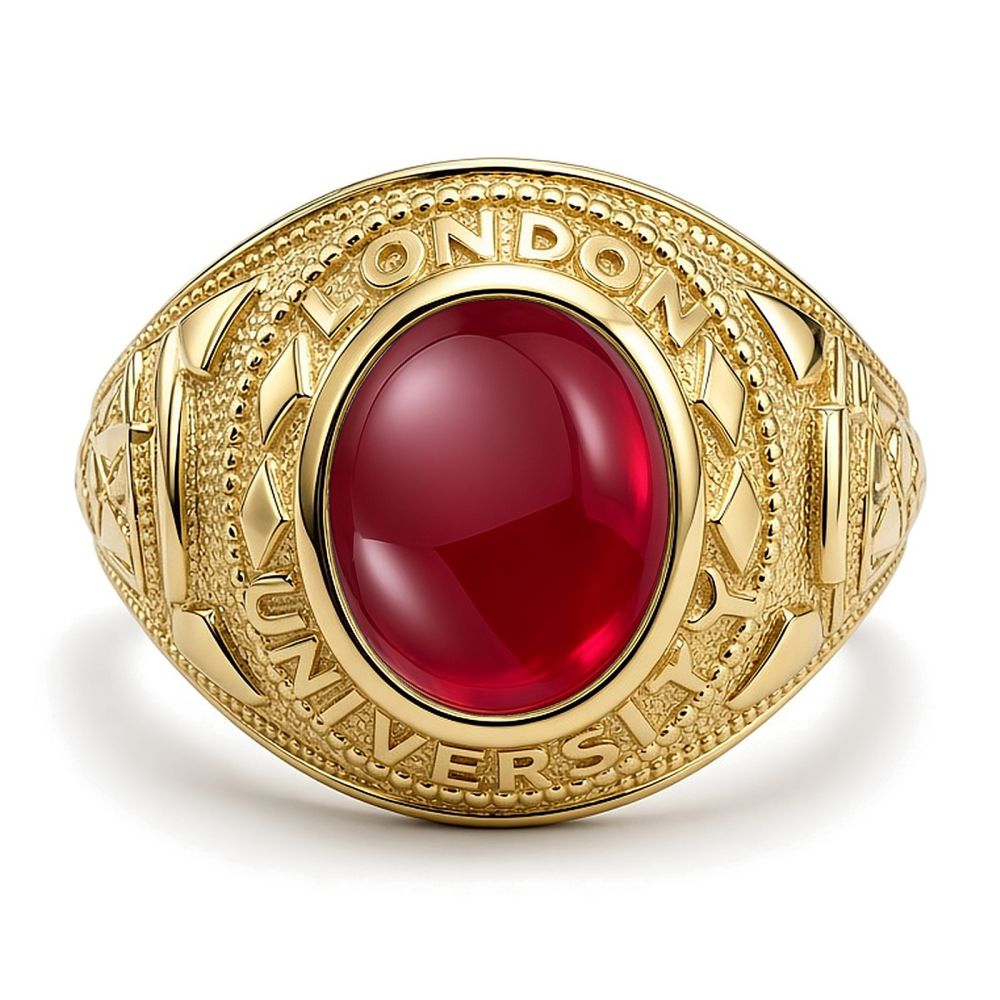 9ct Yellow Gold College Ring