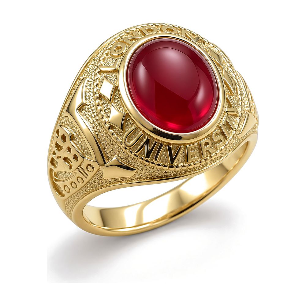 9ct Yellow Gold College Ring
