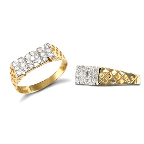 JRN500 | 9ct Yellow CZ 'Nan' Ring