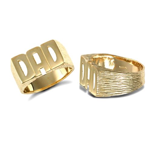 JRN503 | 9ct Yellow 'Dad' Ring