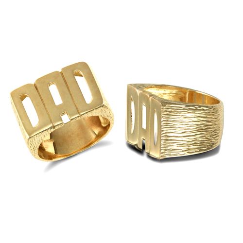 JRN504 | 9ct Yellow 'Dad' Ring